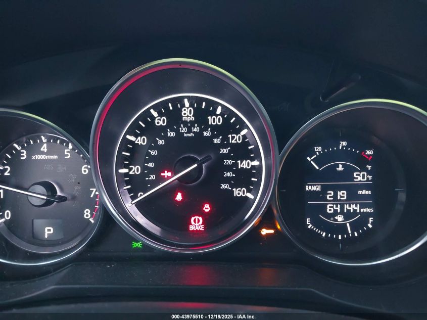 2017 Mazda Mazda6 Touring VIN: JM1GL1V56H1155187 Lot: 43975510