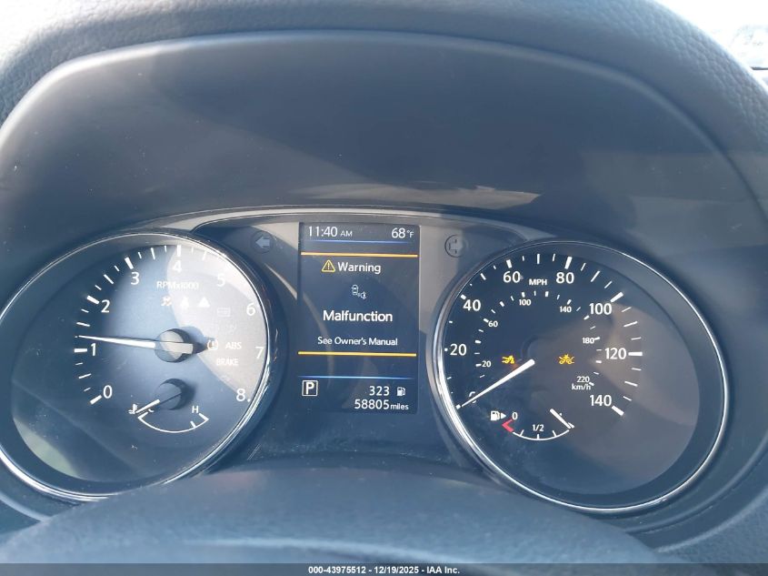 2019 Nissan Rogue Sv VIN: JN8AT2MT3KW258058 Lot: 43975512