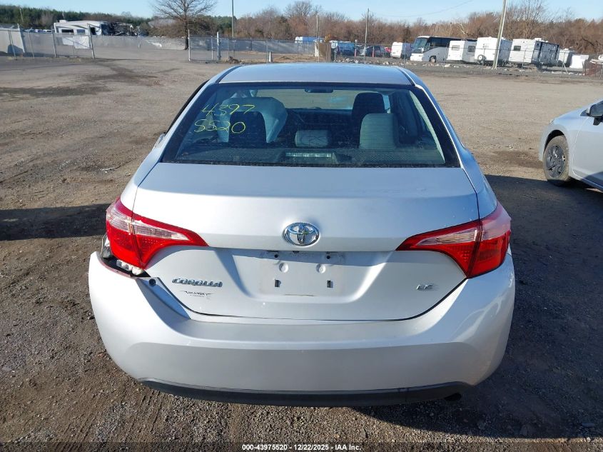 2019 Toyota Corolla Le VIN: 2T1BURHE0KC131844 Lot: 43975520