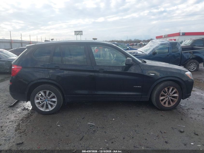 2015 BMW X3 xDrive28I VIN: 5UXWX9C54F0D55247 Lot: 43975526