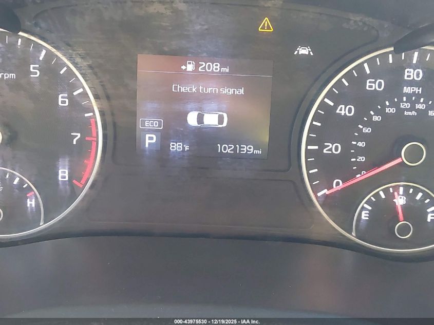 2019 Kia Optima Lx VIN: 5XXGT4L35KG323576 Lot: 43975530