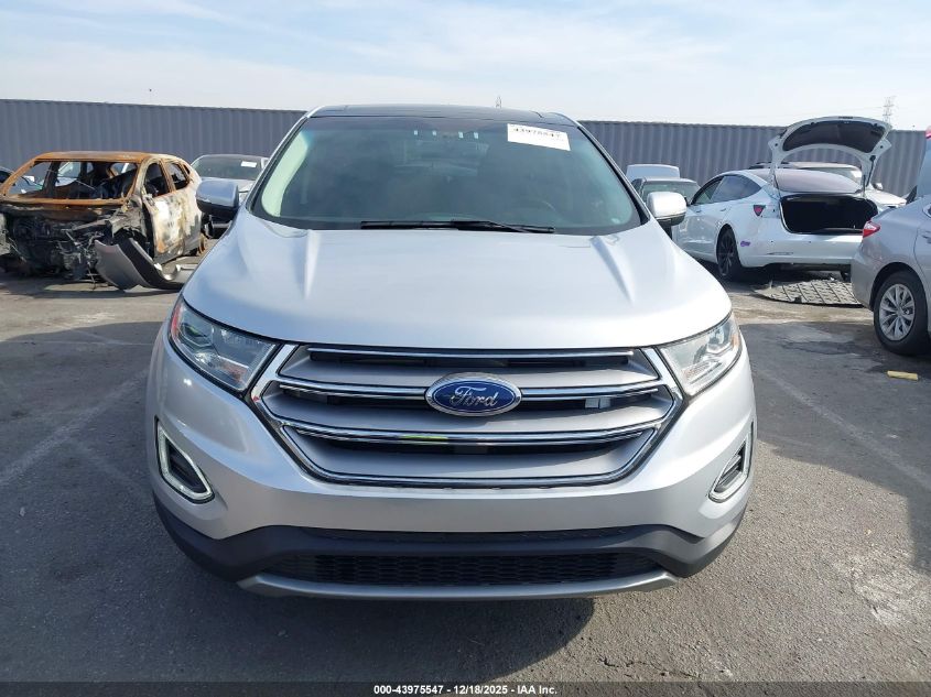 2018 Ford Edge Titanium VIN: 2FMPK3K96JBB43357 Lot: 43975547