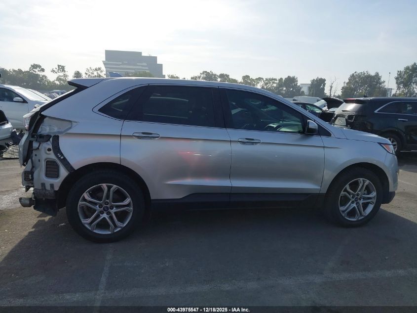 2018 Ford Edge Titanium VIN: 2FMPK3K96JBB43357 Lot: 43975547