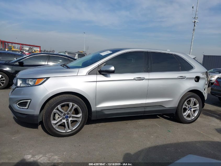 2018 Ford Edge Titanium VIN: 2FMPK3K96JBB43357 Lot: 43975547
