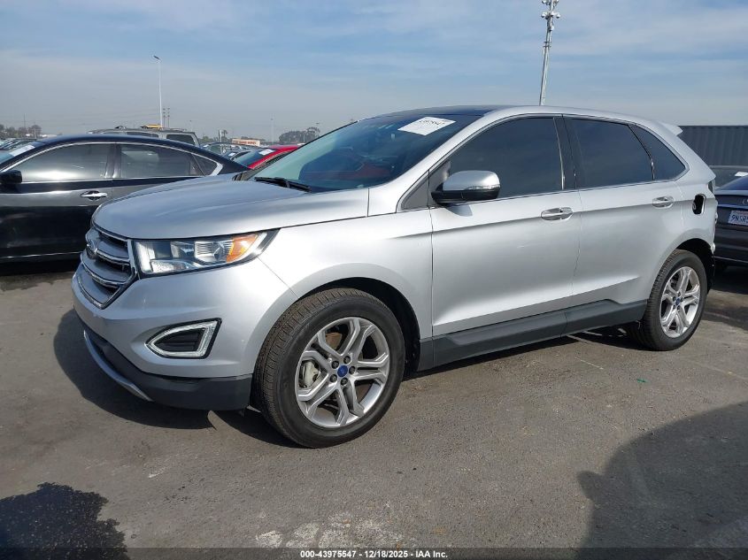 2018 Ford Edge Titanium VIN: 2FMPK3K96JBB43357 Lot: 43975547