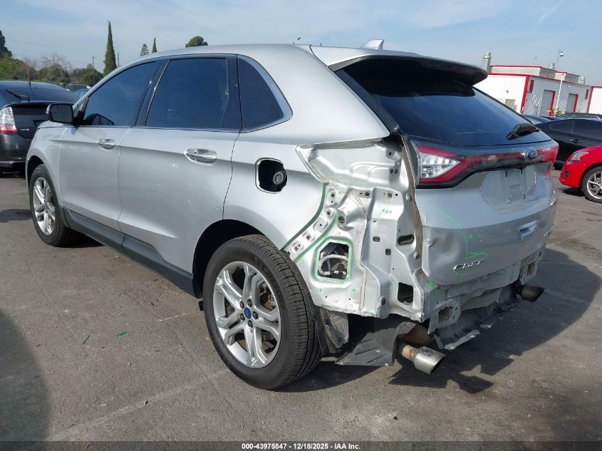 2018 Ford Edge Titanium VIN: 2FMPK3K96JBB43357 Lot: 43975547