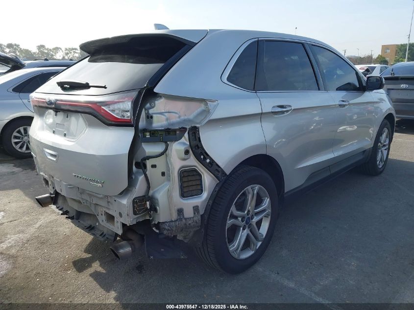 2018 Ford Edge Titanium VIN: 2FMPK3K96JBB43357 Lot: 43975547