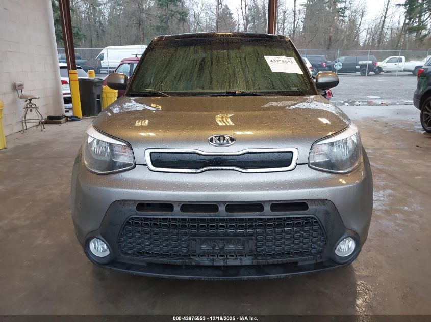 2015 Kia Soul + VIN: KNDJP3A5XF7135496 Lot: 43975553