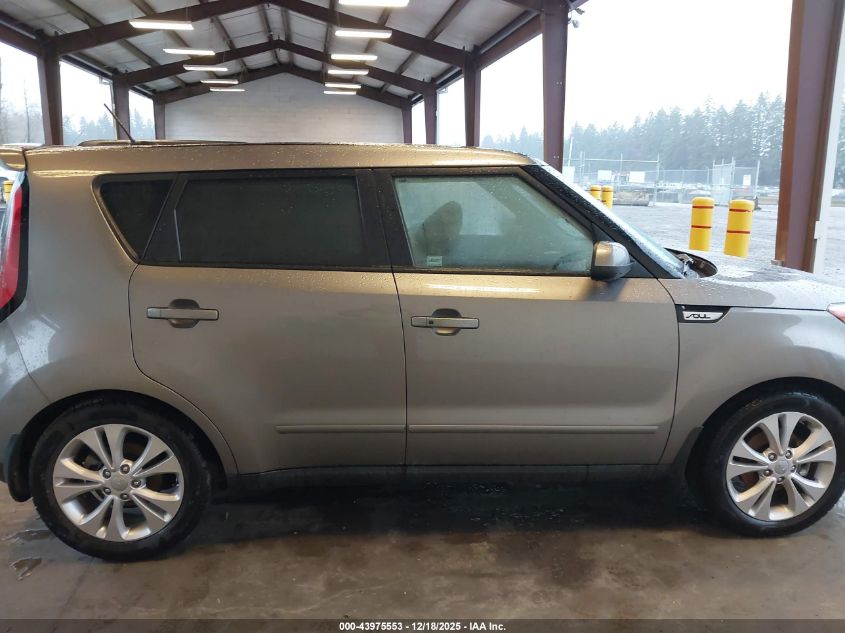 2015 Kia Soul + VIN: KNDJP3A5XF7135496 Lot: 43975553