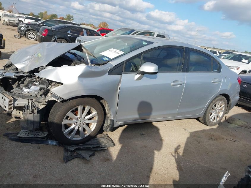 2012 Honda Civic Ex-L VIN: 2HGFB2F97CH548293 Lot: 43975564