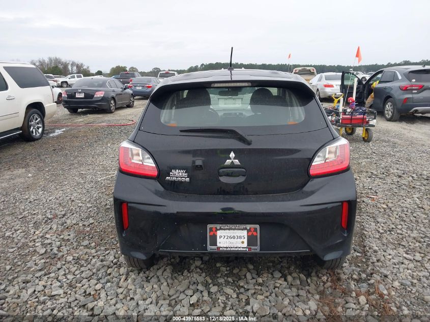 2024 Mitsubishi Mirage Es/Le VIN: ML32AUHJ2RH022903 Lot: 43975583