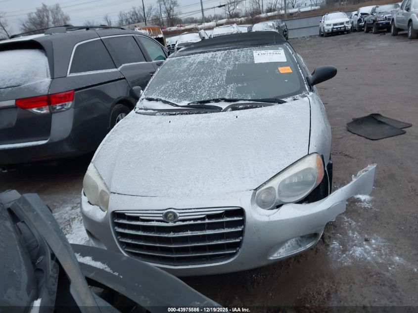 2004 Chrysler Sebring Lxi VIN: 1C3EL55R54N239400 Lot: 43975586