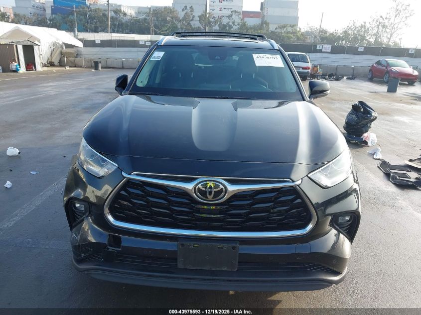 2022 Toyota Highlander Limited VIN: 5TDYZRAH6NS143069 Lot: 43975593