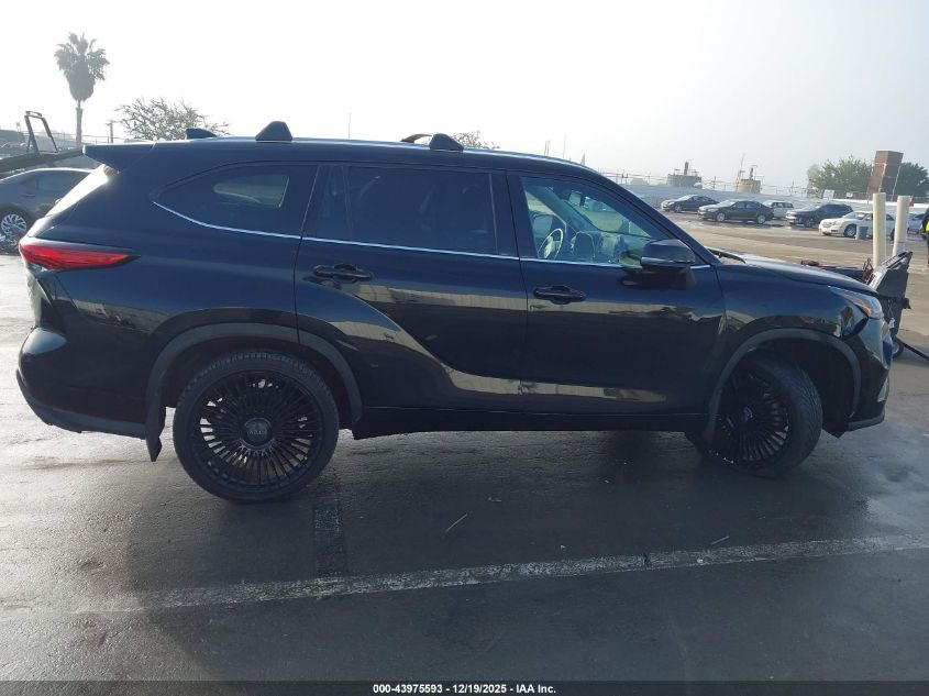 2022 Toyota Highlander Limited VIN: 5TDYZRAH6NS143069 Lot: 43975593