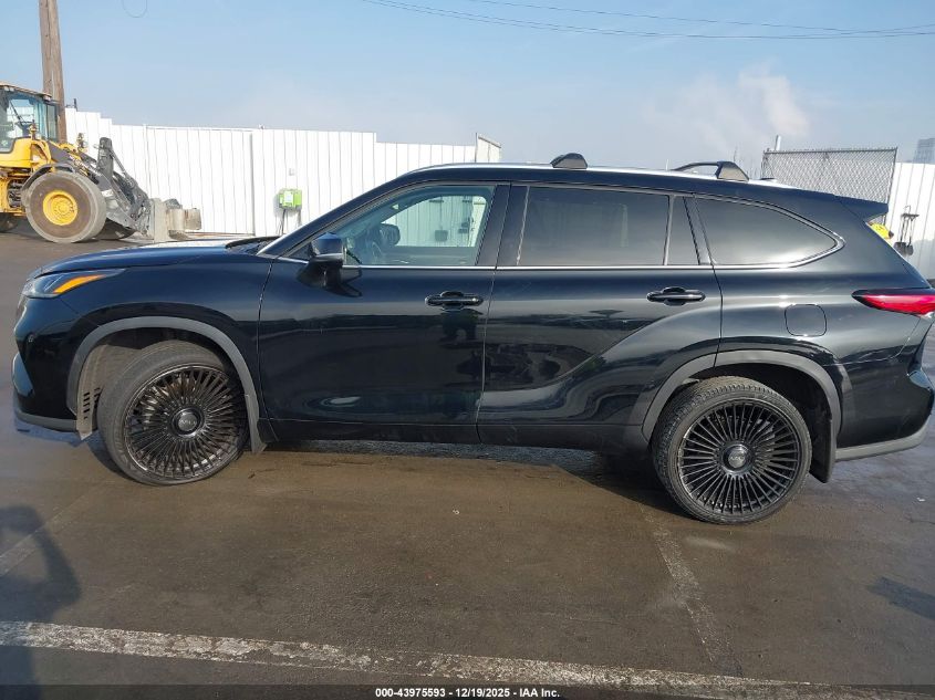 2022 Toyota Highlander Limited VIN: 5TDYZRAH6NS143069 Lot: 43975593