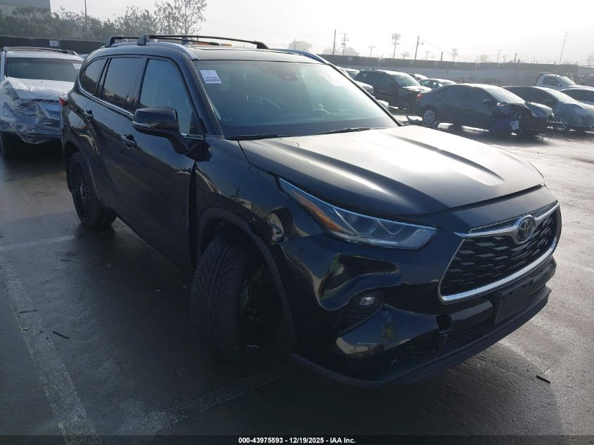 2022 Toyota Highlander Limited VIN: 5TDYZRAH6NS143069 Lot: 43975593