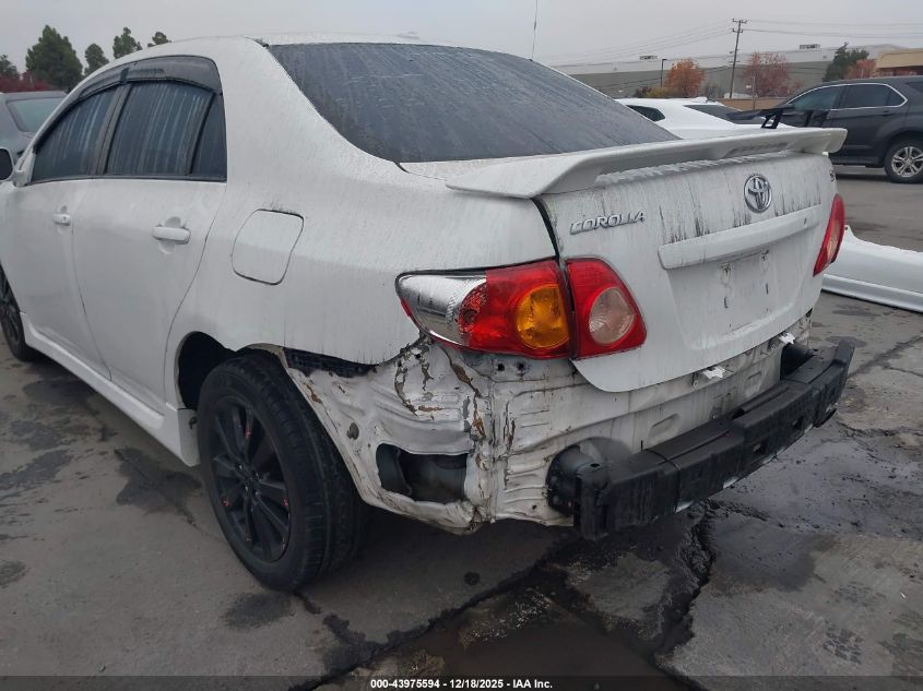 2009 Toyota Corolla S VIN: 1NXBU40E39Z010118 Lot: 43975594