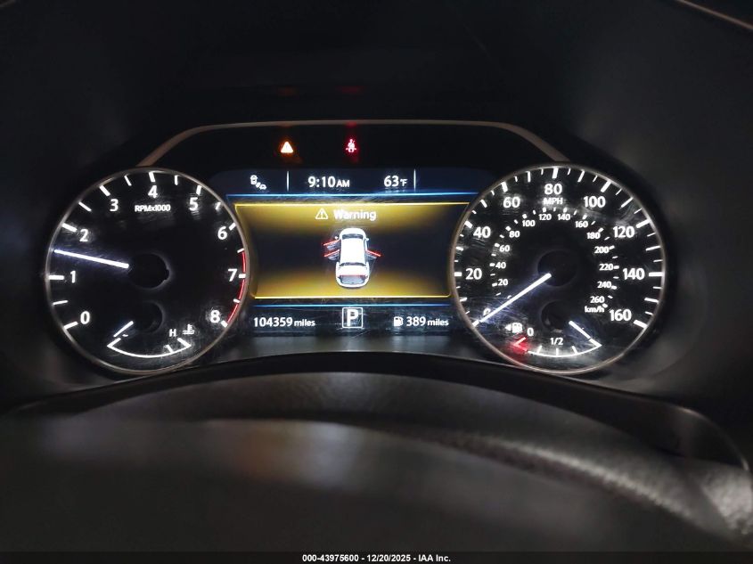 2016 Nissan Murano Sl VIN: 5N1AZ2MH9GN165642 Lot: 43975600