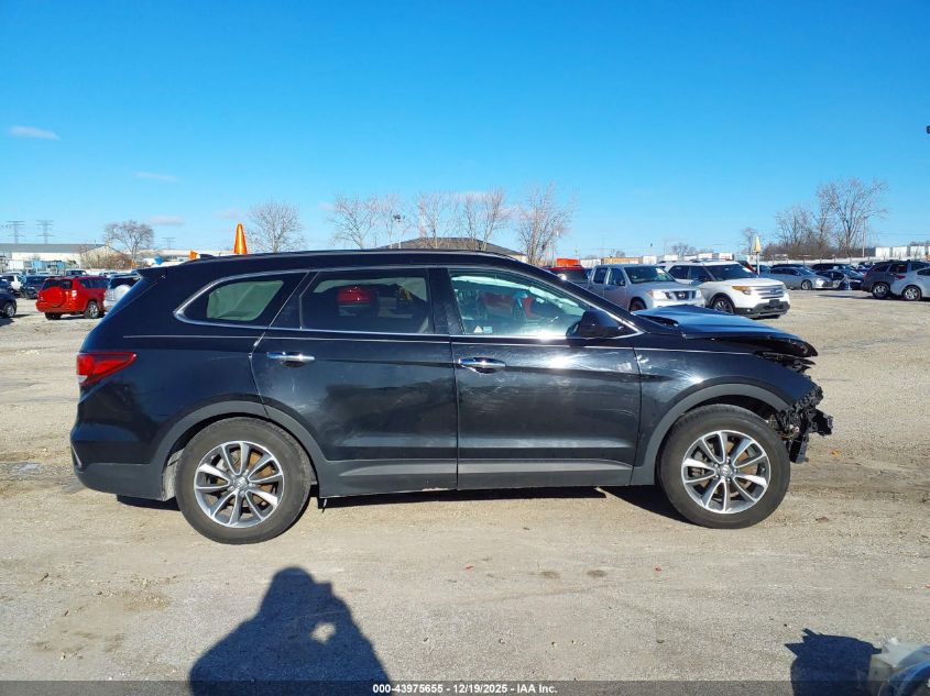 2017 Hyundai Santa Fe Se VIN: KM8SM4HF4HU221520 Lot: 43975655