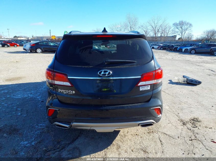 2017 Hyundai Santa Fe Se VIN: KM8SM4HF4HU221520 Lot: 43975655