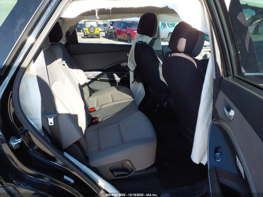 2017 Hyundai Santa Fe Se VIN: KM8SM4HF4HU221520 Lot: 43975655