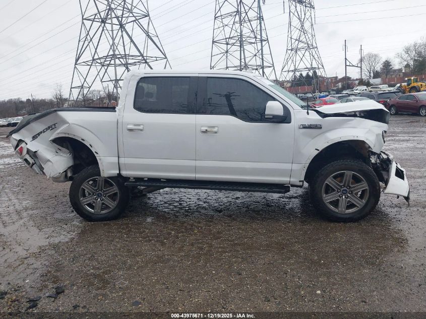 2018 Ford F-150 Lariat VIN: 1FTEW1EP7JFD12136 Lot: 43975671