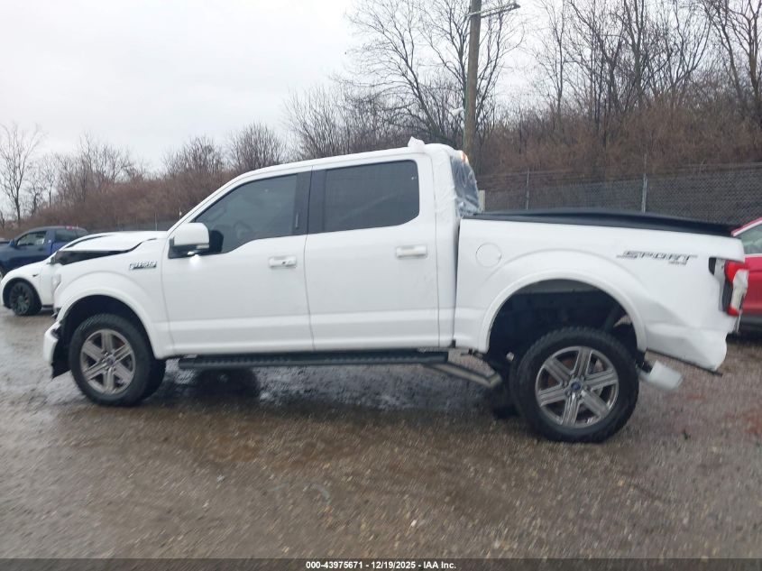 2018 Ford F-150 Lariat VIN: 1FTEW1EP7JFD12136 Lot: 43975671