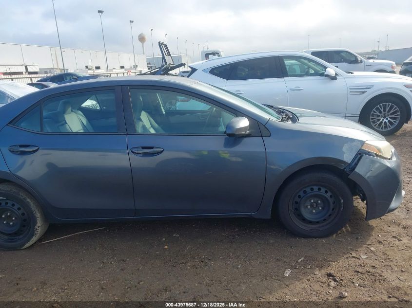 2016 Toyota Corolla Le VIN: 5YFBURHEXGP481358 Lot: 43975687