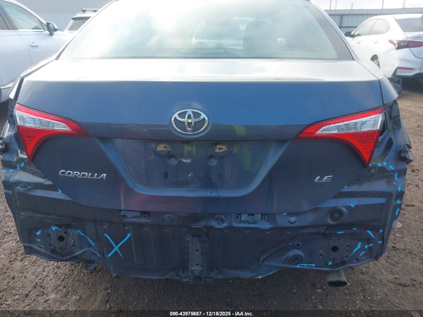 2016 Toyota Corolla Le VIN: 5YFBURHEXGP481358 Lot: 43975687