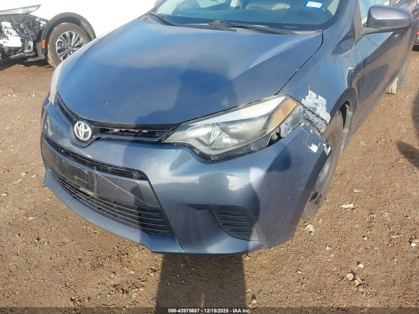 2016 Toyota Corolla Le VIN: 5YFBURHEXGP481358 Lot: 43975687