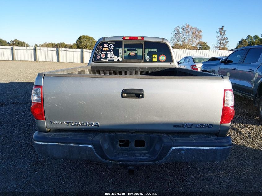 2006 Toyota Tundra Sr5 V8 VIN: 5TBBT44156S474440 Lot: 43975689