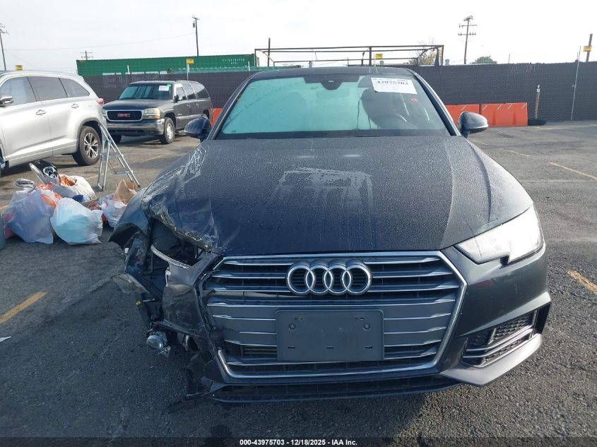 2018 Audi A4 2.0T Tech Ultra Premium/2.0T Ultra Premium VIN: WAUKMAF42JA223324 Lot: 43975703