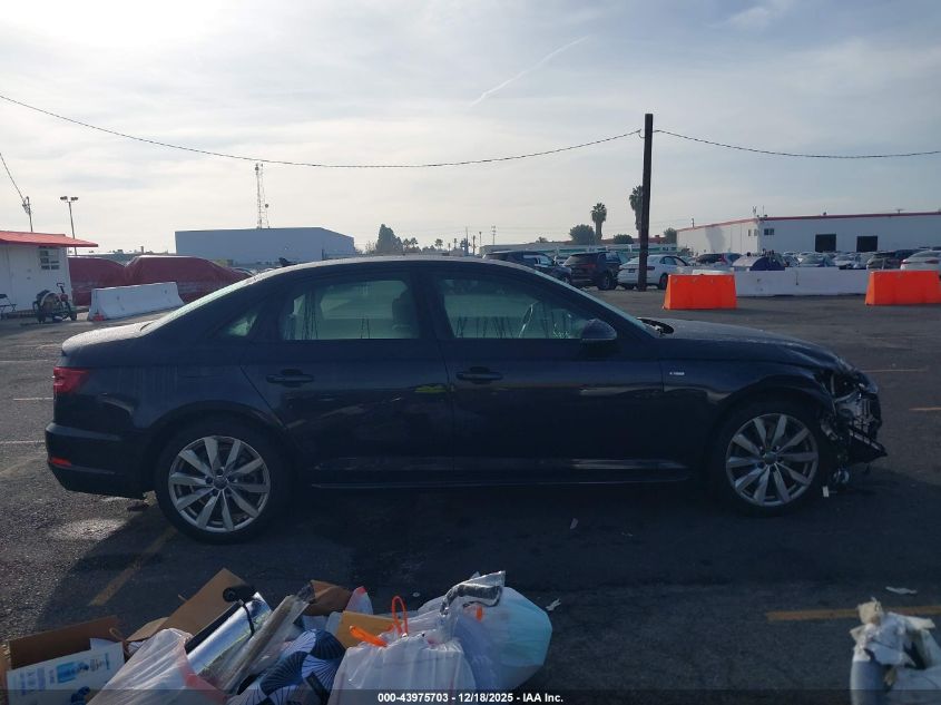 2018 Audi A4 2.0T Tech Ultra Premium/2.0T Ultra Premium VIN: WAUKMAF42JA223324 Lot: 43975703