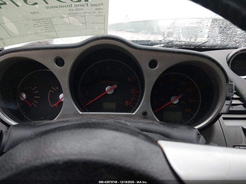2006 Nissan 350Z Touring VIN: JN1AZ34D86M307672 Lot: 43975748