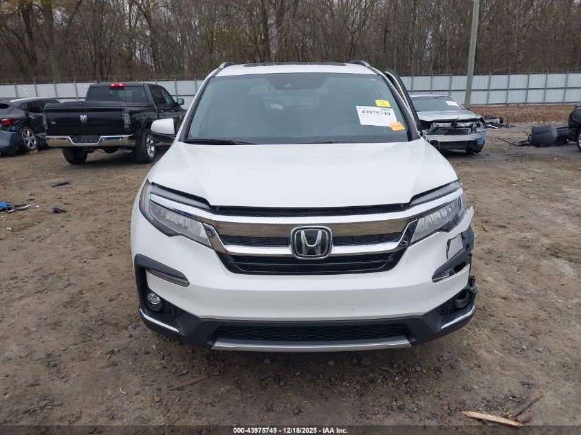 2022 Honda Pilot 2Wd Touring 7 Passenger VIN: 5FNYF5H69NB027326 Lot: 43975749