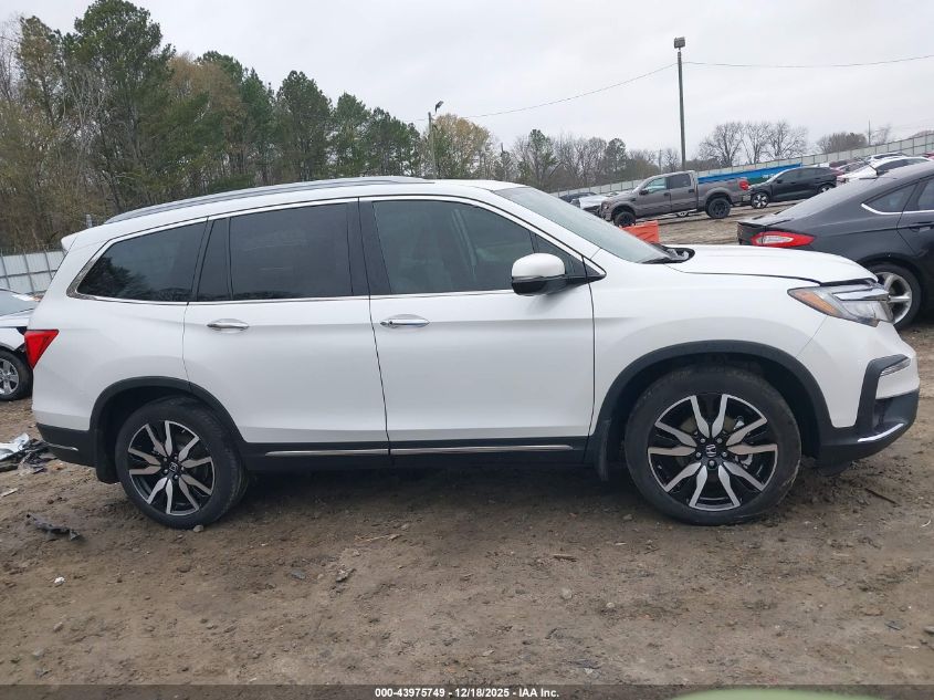 2022 Honda Pilot 2Wd Touring 7 Passenger VIN: 5FNYF5H69NB027326 Lot: 43975749