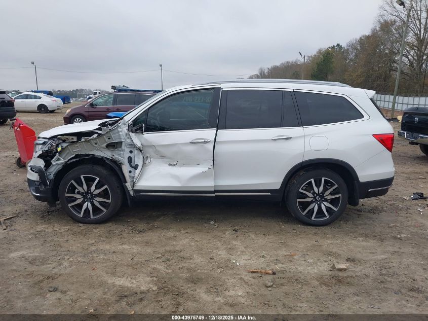 2022 Honda Pilot 2Wd Touring 7 Passenger VIN: 5FNYF5H69NB027326 Lot: 43975749