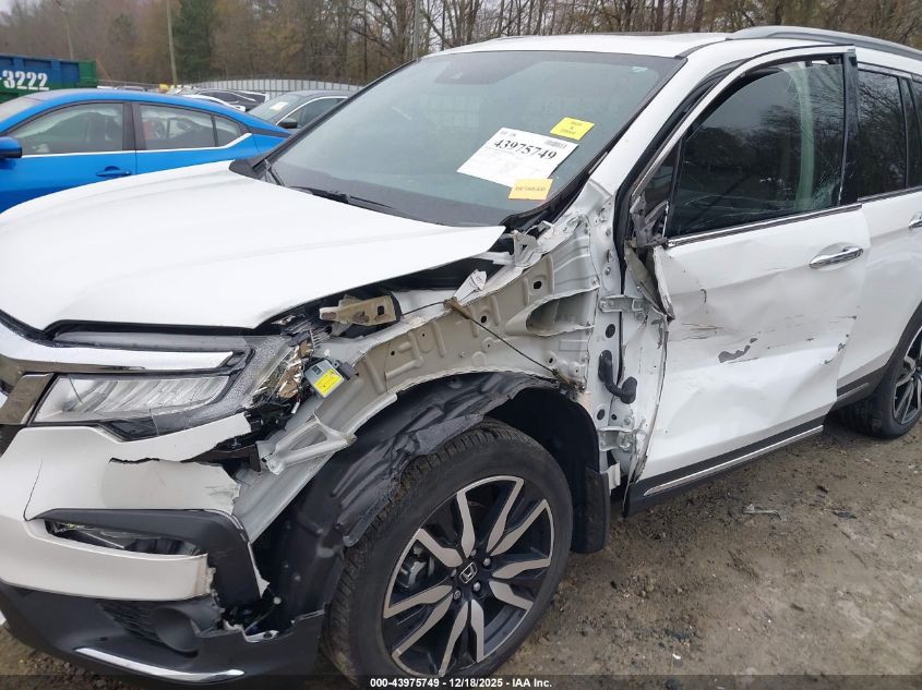 2022 Honda Pilot 2Wd Touring 7 Passenger VIN: 5FNYF5H69NB027326 Lot: 43975749