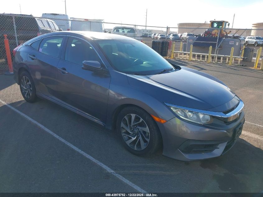 2017 Honda Civic Ex VIN: 19XFC2F75HE010754 Lot: 43975752