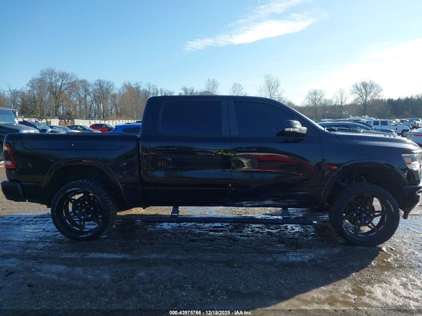 2019 Ram 1500 Laramie 4X4 5'7 Box VIN: 1C6SRFJT5KN781136 Lot: 43975766