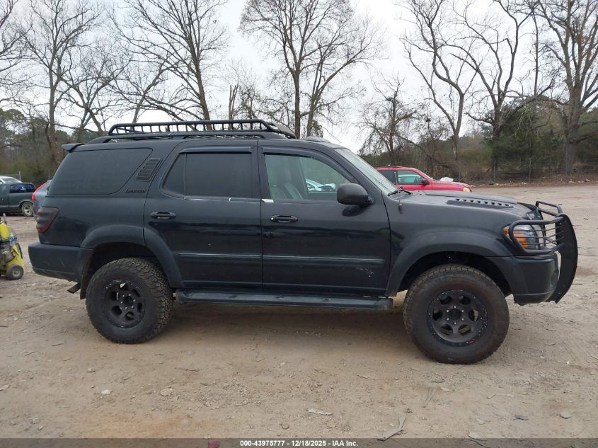 2001 Toyota Sequoia Limited V8 VIN: 5TDBT48A51S050220 Lot: 43975777