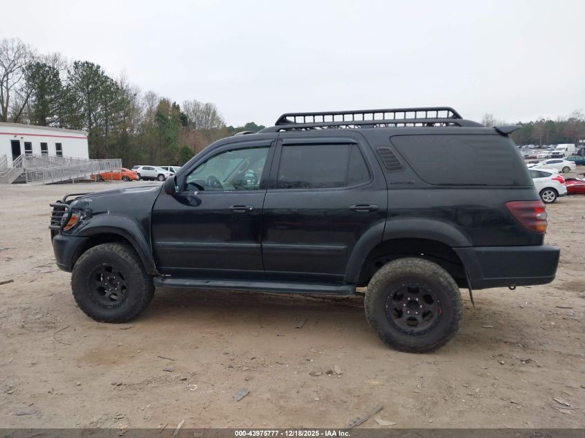 2001 Toyota Sequoia Limited V8 VIN: 5TDBT48A51S050220 Lot: 43975777