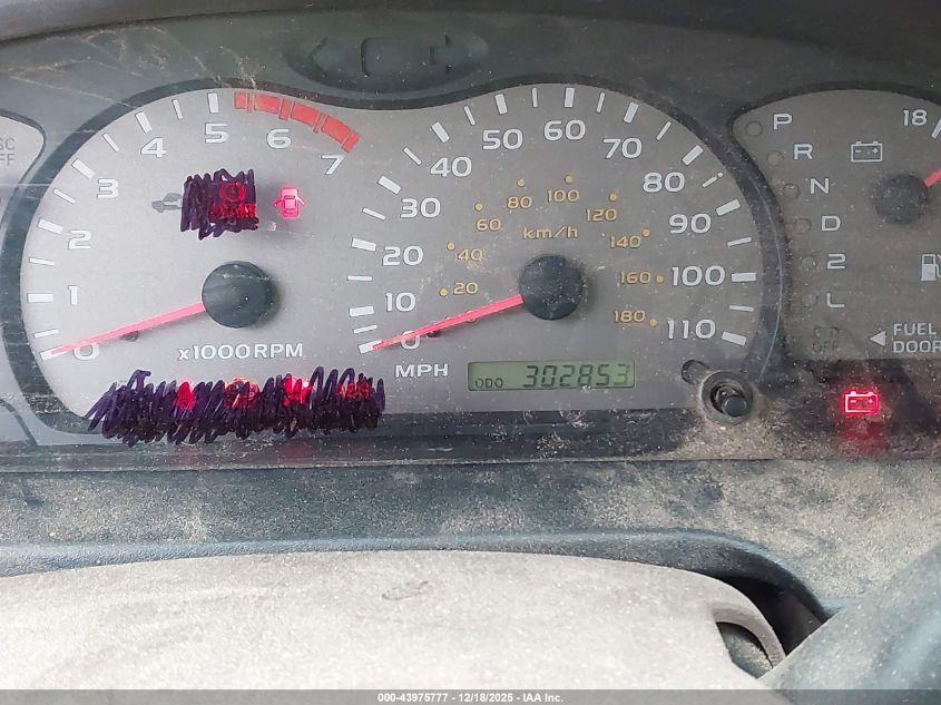 2001 Toyota Sequoia Limited V8 VIN: 5TDBT48A51S050220 Lot: 43975777