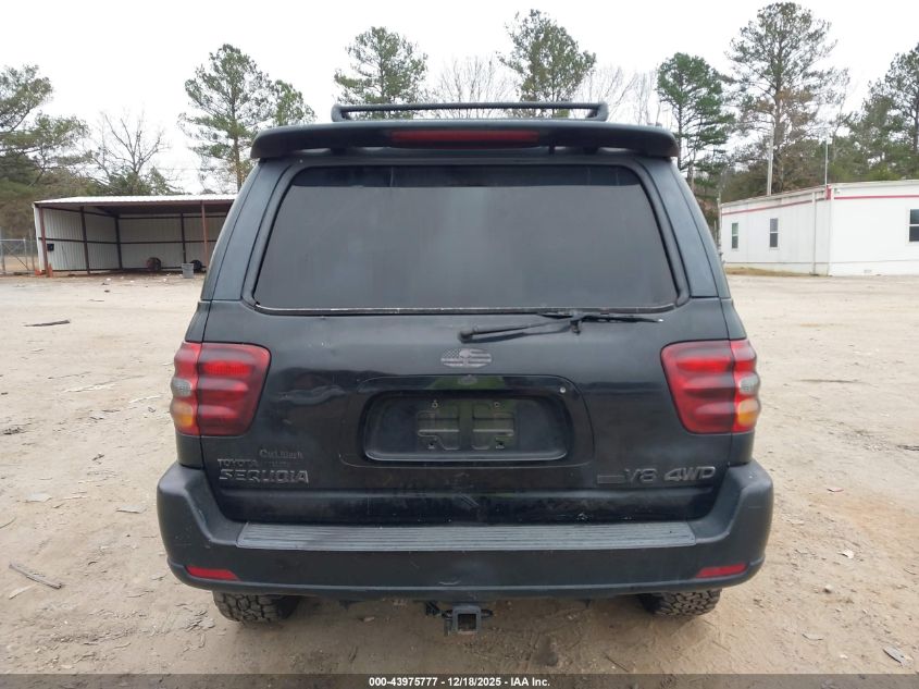 2001 Toyota Sequoia Limited V8 VIN: 5TDBT48A51S050220 Lot: 43975777