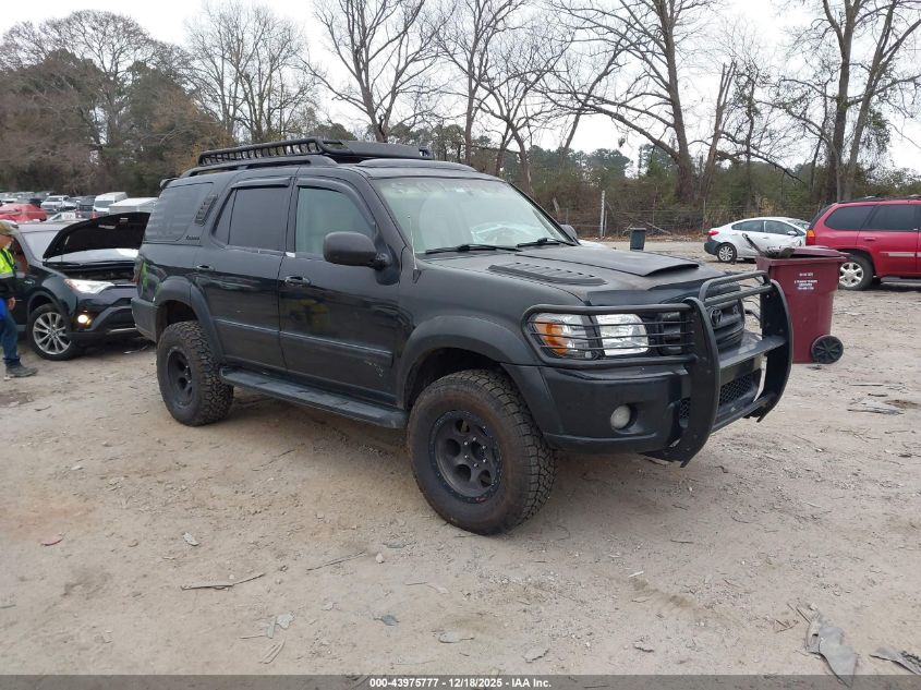 2001 Toyota Sequoia Limited V8 VIN: 5TDBT48A51S050220 Lot: 43975777