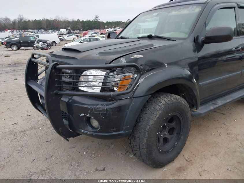 2001 Toyota Sequoia Limited V8 VIN: 5TDBT48A51S050220 Lot: 43975777