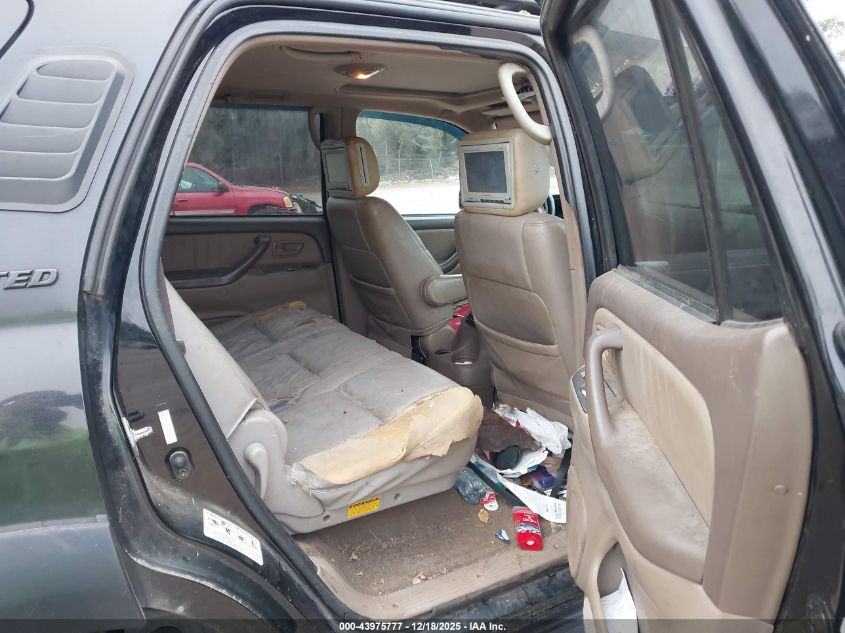 2001 Toyota Sequoia Limited V8 VIN: 5TDBT48A51S050220 Lot: 43975777