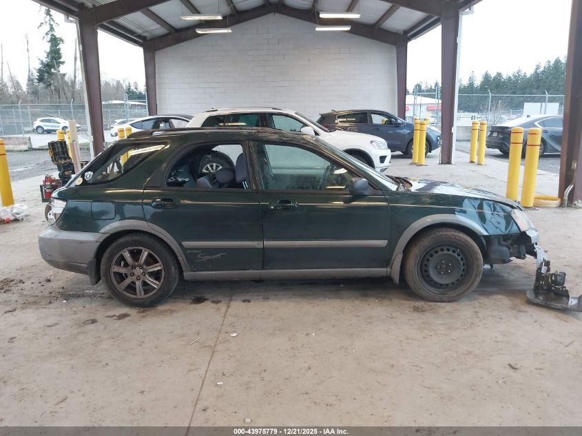 2005 Subaru Impreza Outback Sport Base W/Special Edition VIN: JF1GG68565H809966 Lot: 43975779