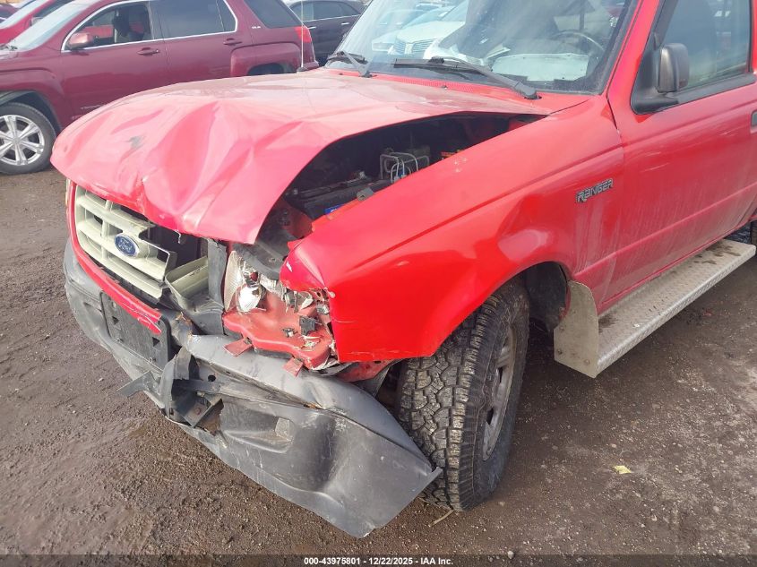 2002 Ford Ranger Xl/Xlt VIN: 1FTYR10D32PA10596 Lot: 43975801