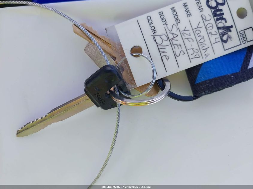 2024 Yamaha Yzfr7 VIN: JYARM38E1RA012903 Lot: 43975807